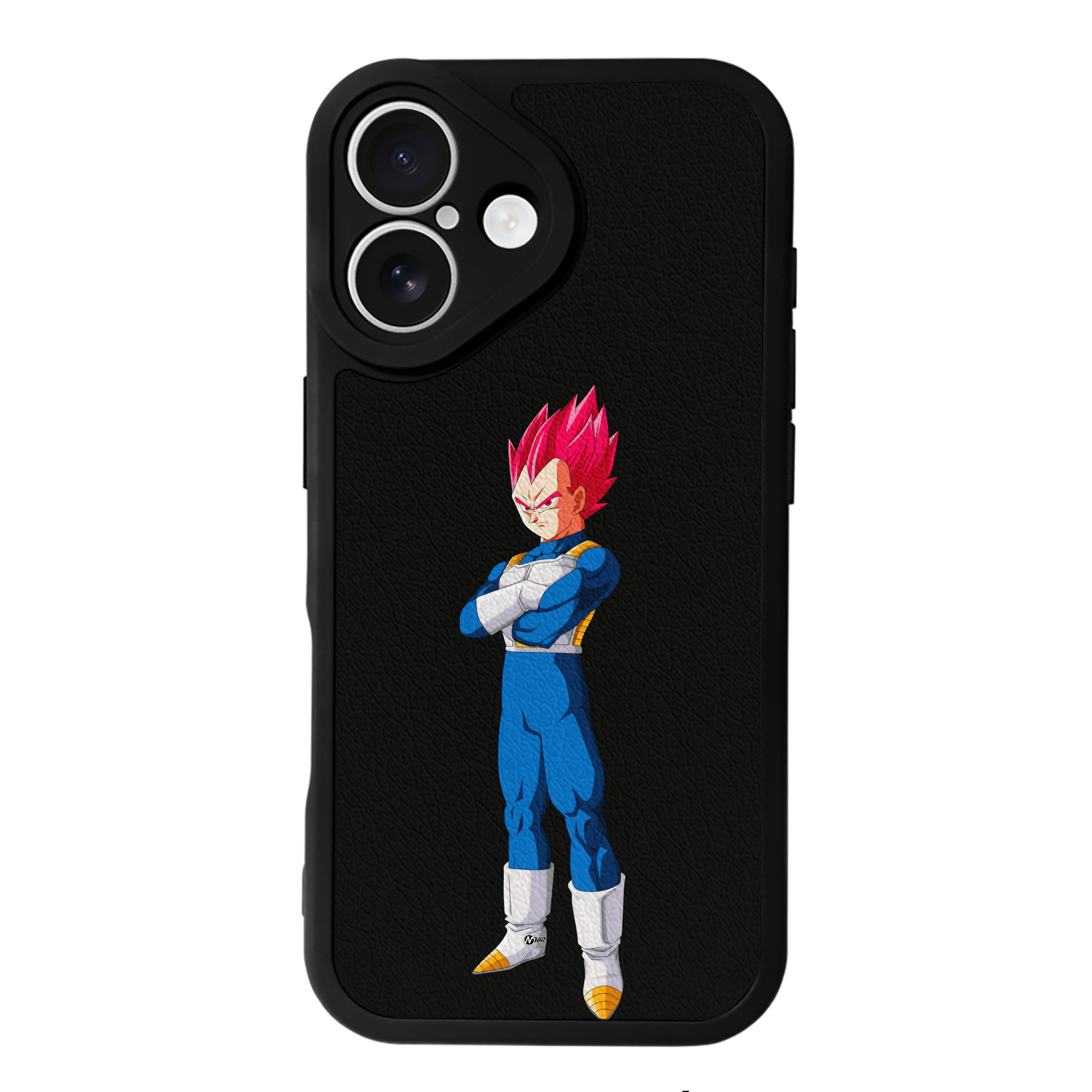 （画像用） ドラゴンボール ベジータ四世（Bejīta Yonsei）DRAGON BALL Vegeta IV 【iPhone 16シリーズ対応】シリコンスマホケース（レザー調） 材質：シリコン